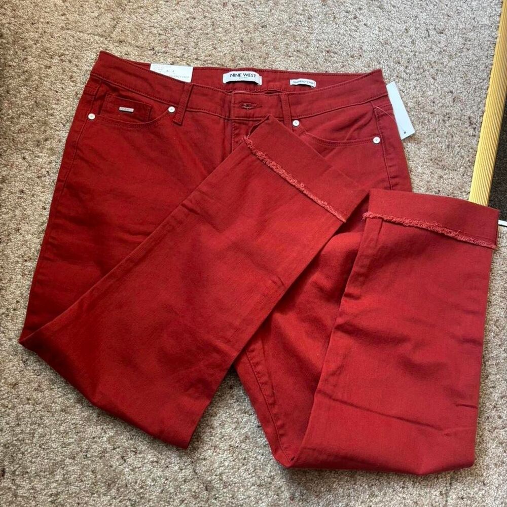 Nine-west Women's Red and Orange Jeans